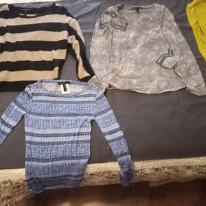 Bundle Long slv fitted Tops (9)